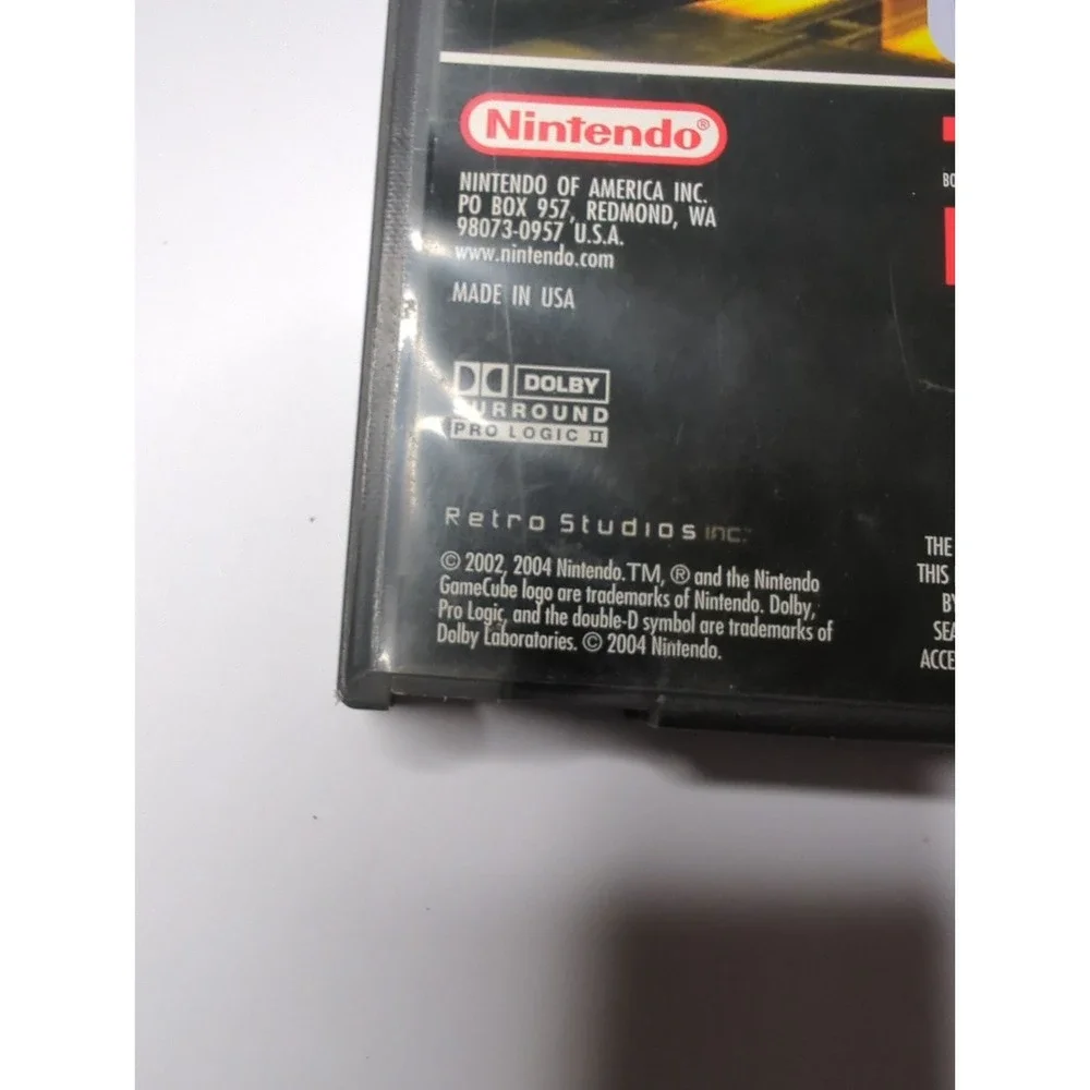 Metroid Prime (Nintendo GameCube, 2004) No Bonus Disc